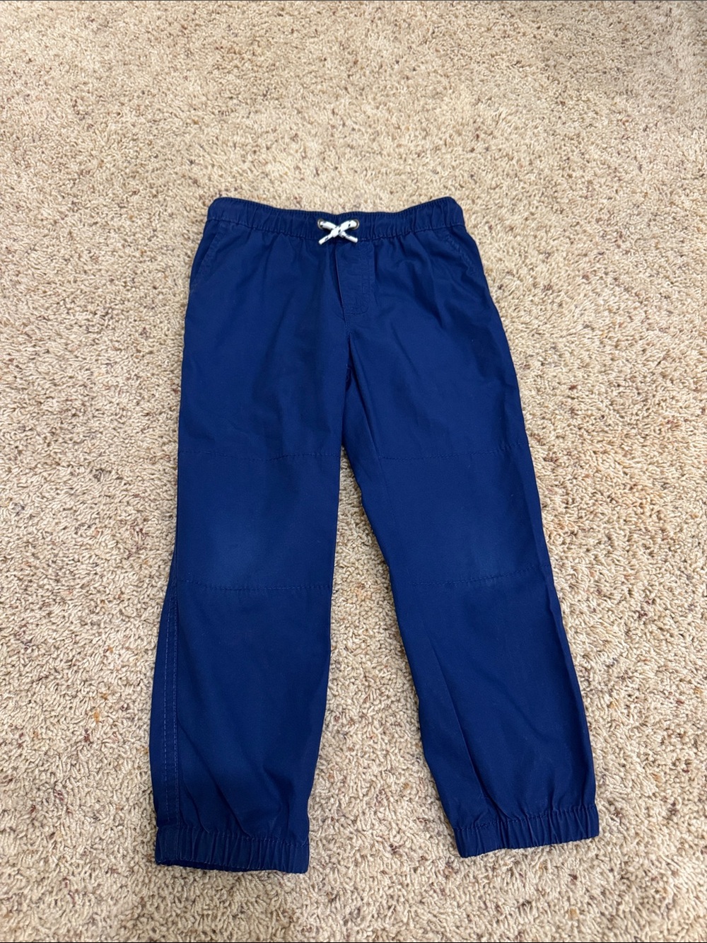 Carter's Navy Elastic-Waist Joggers with Drawstring